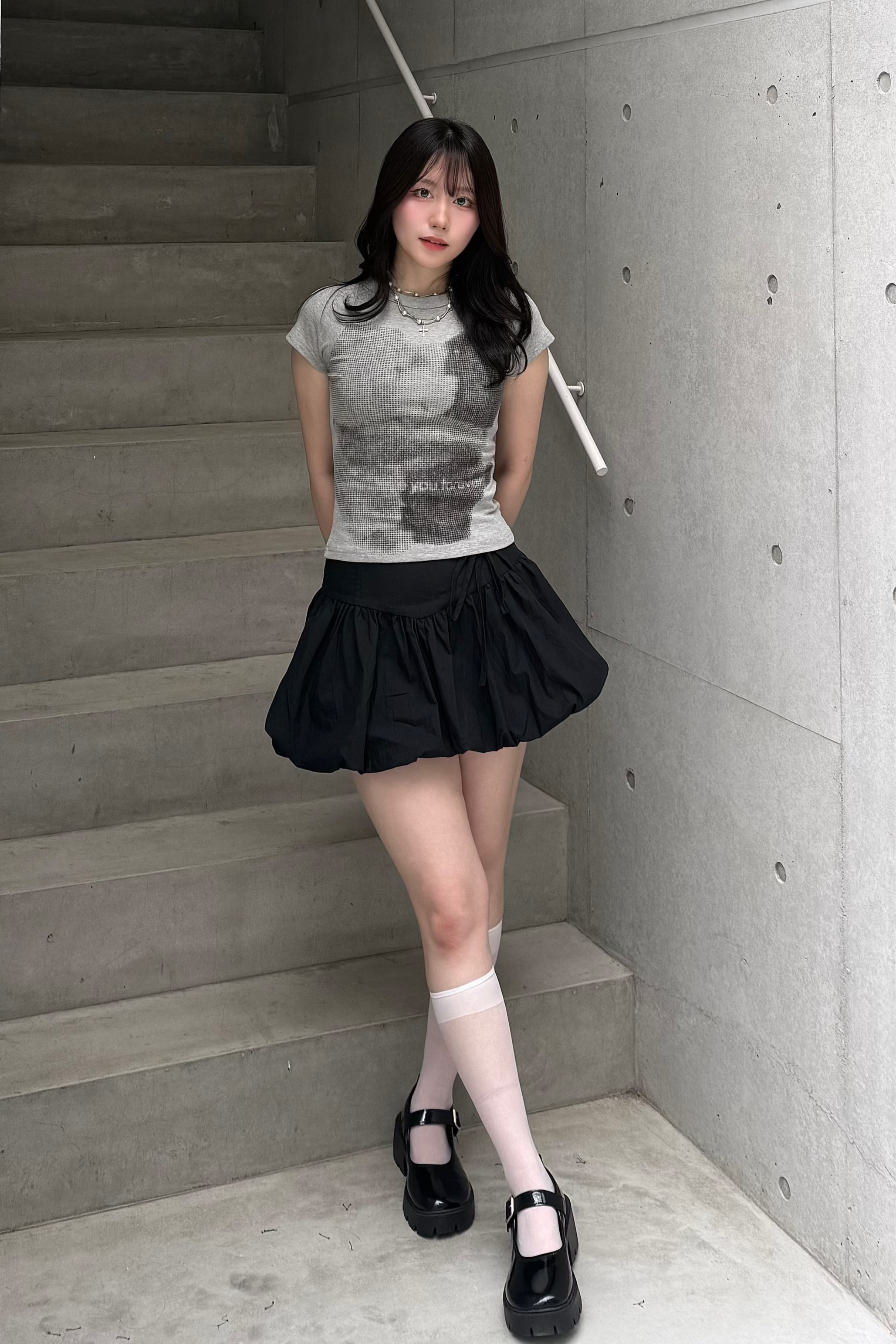 リボンバルーンスカート LAE20885