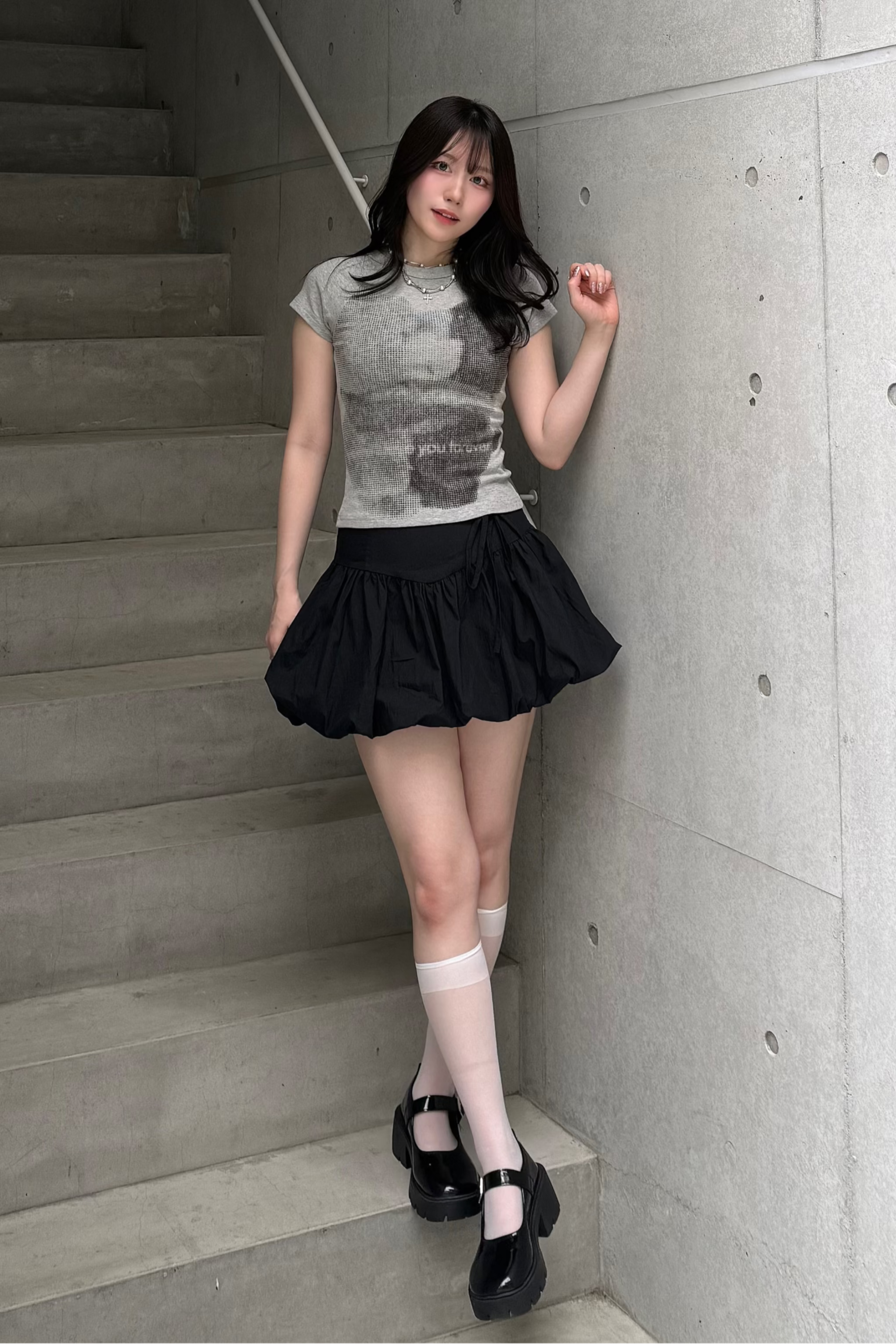 リボンバルーンスカート LAE20885