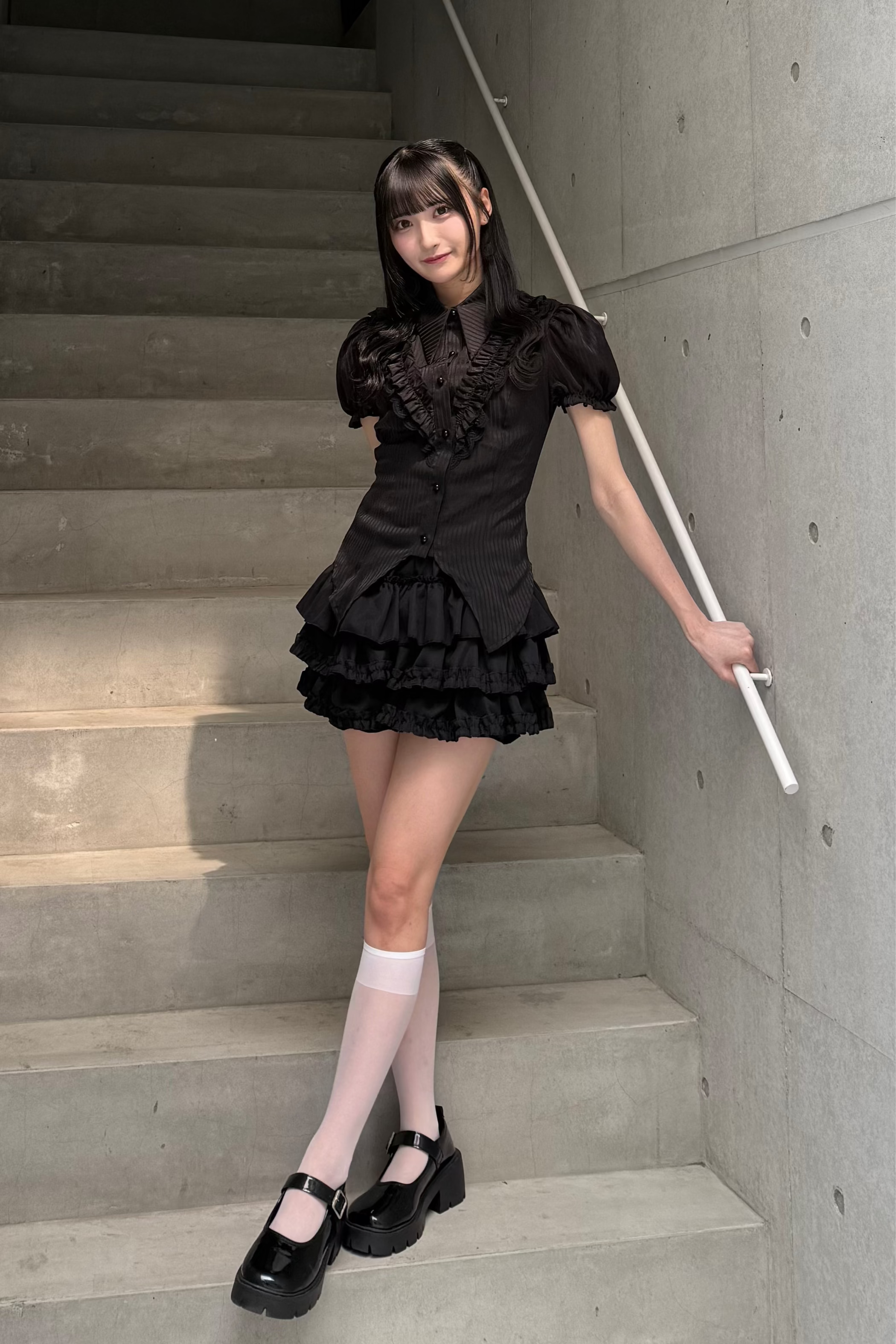 ダークストライプシャツ LAE20962