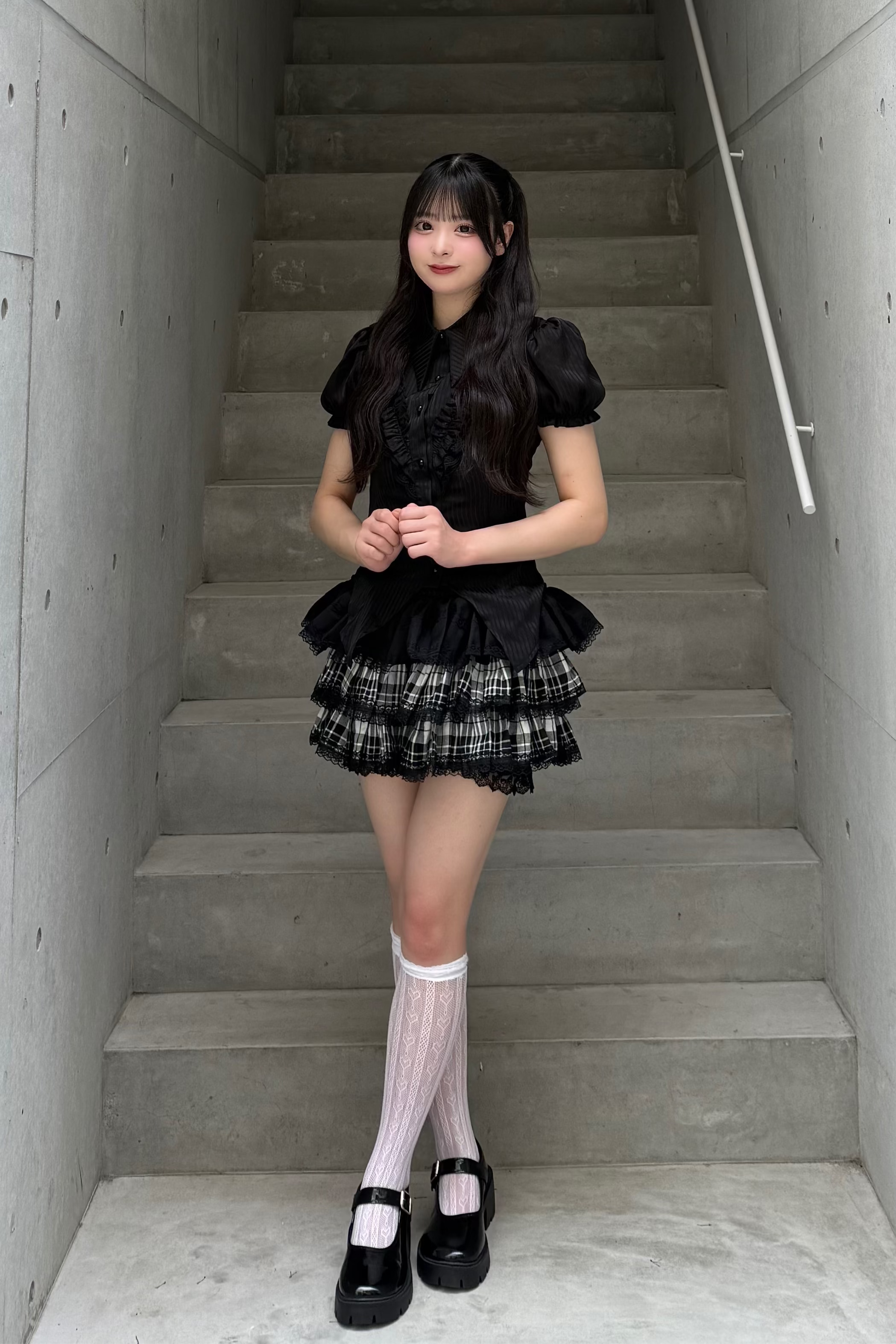 ダークストライプシャツ LAE20962