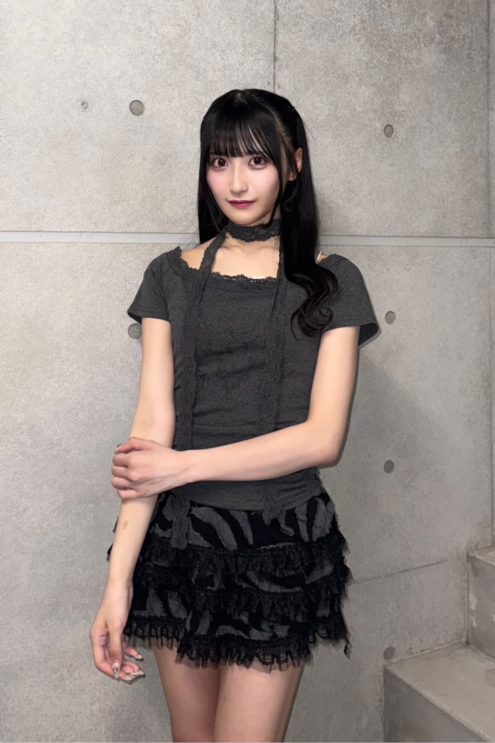 エンジェルレースヘムトップス LAE20966