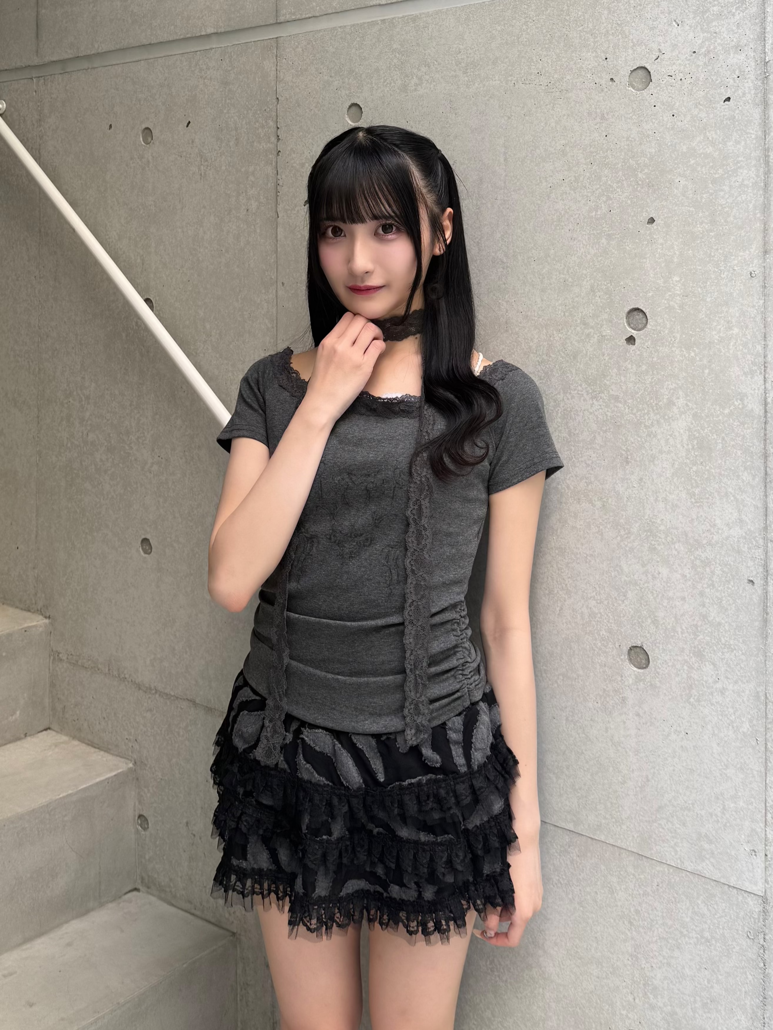 エンジェルレースヘムトップス LAE20966