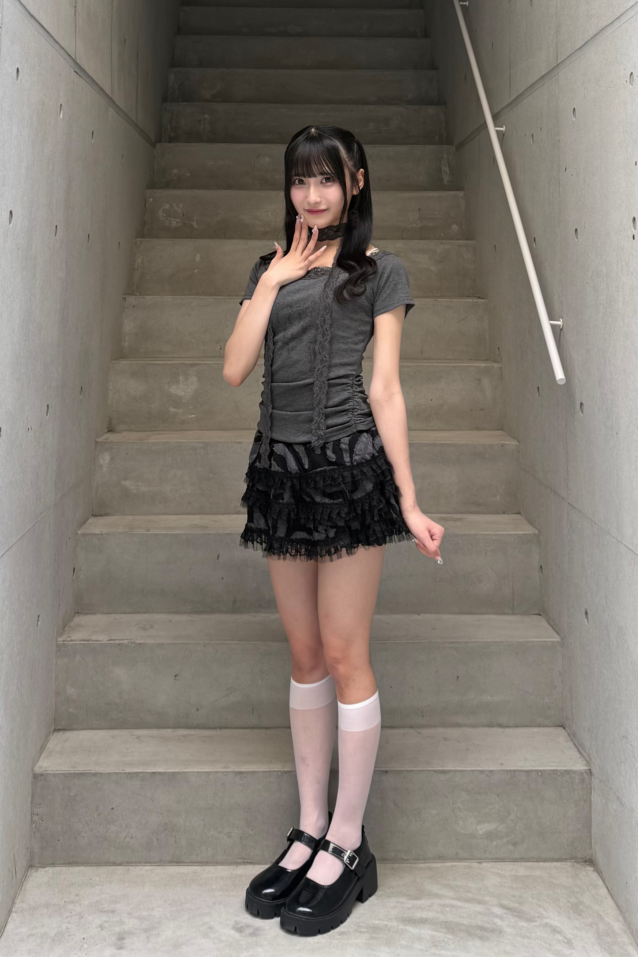 エンジェルレースヘムトップス LAE20966