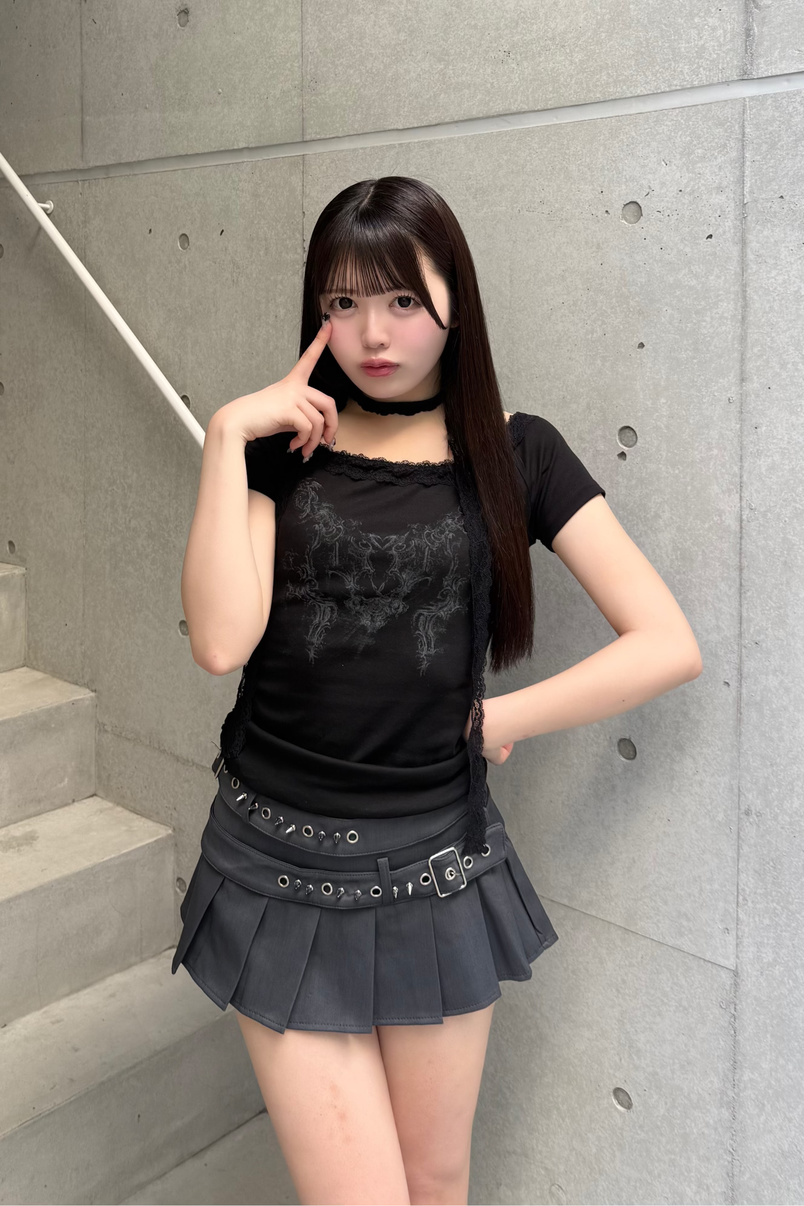 エンジェルレースヘムトップス LAE20966