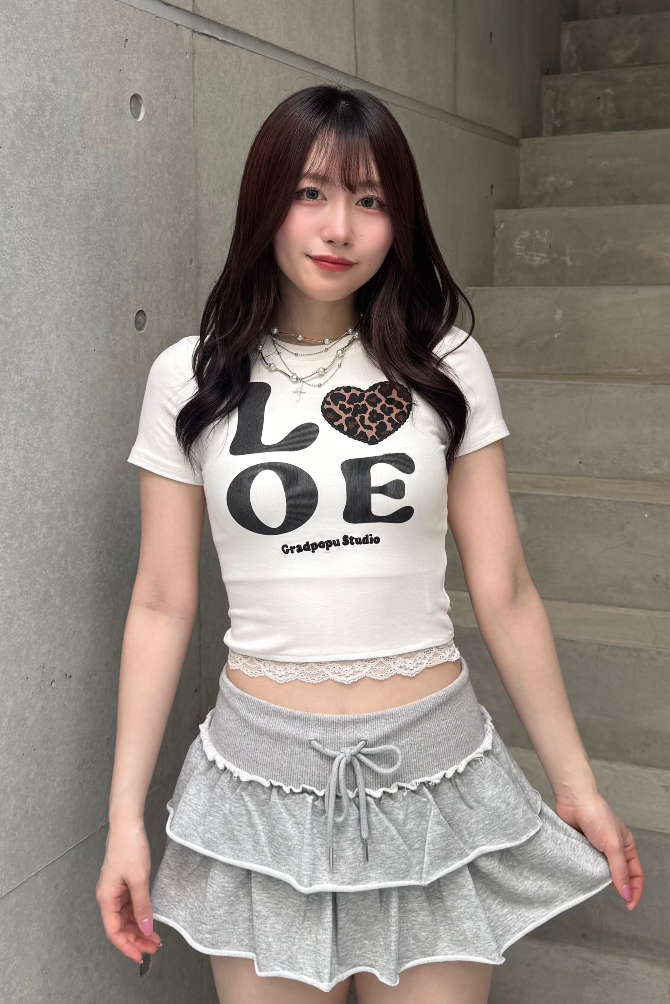 レオパードLOVEクロップドTシャツ LAE20830