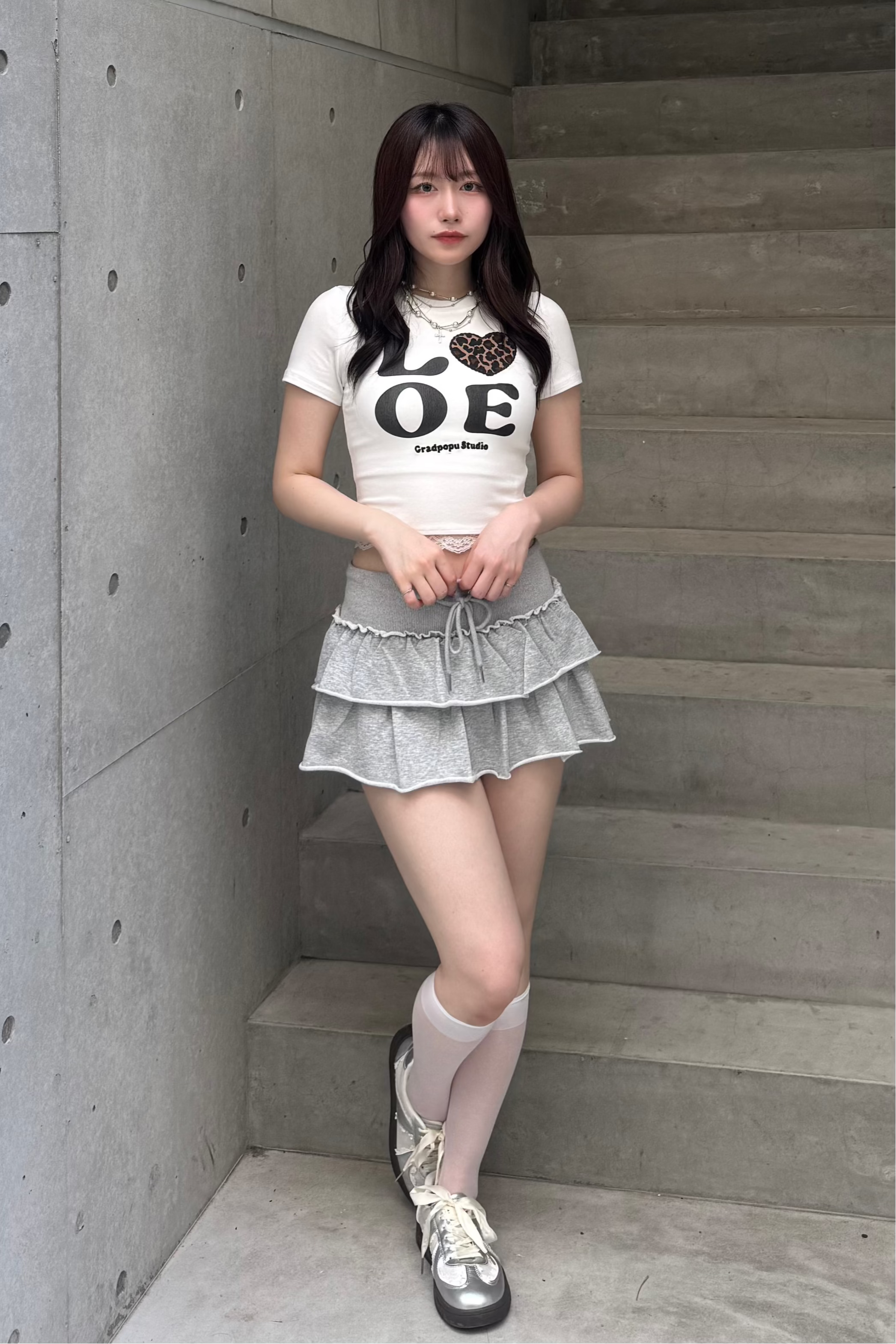 レオパードLOVEクロップドTシャツ LAE20830
