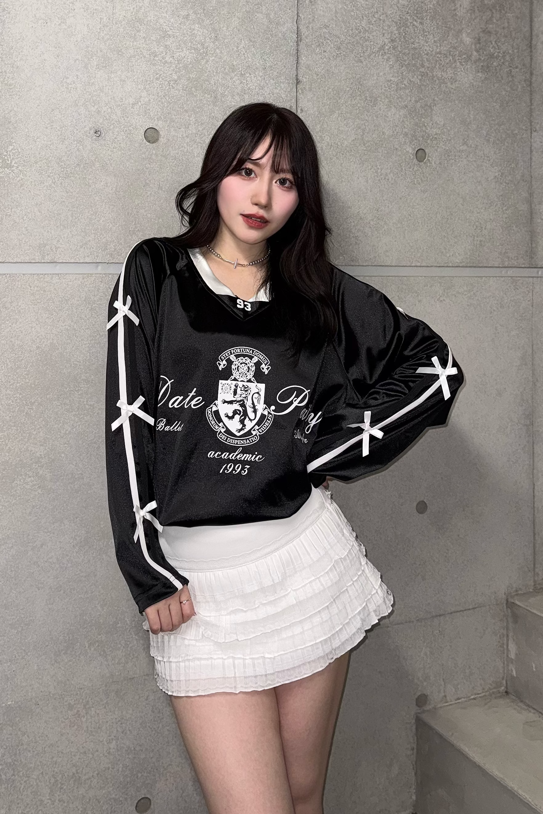 フロントロゴリボンユニフォームTシャツ LAE20996