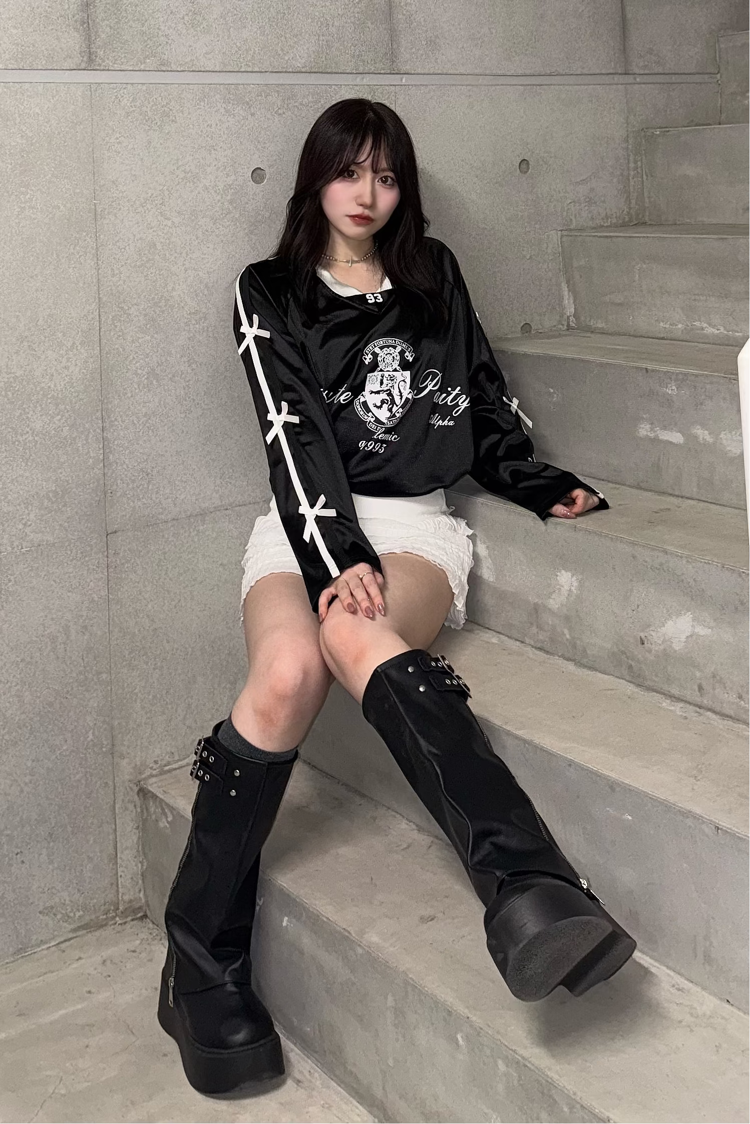 フロントロゴリボンユニフォームTシャツ LAE20996