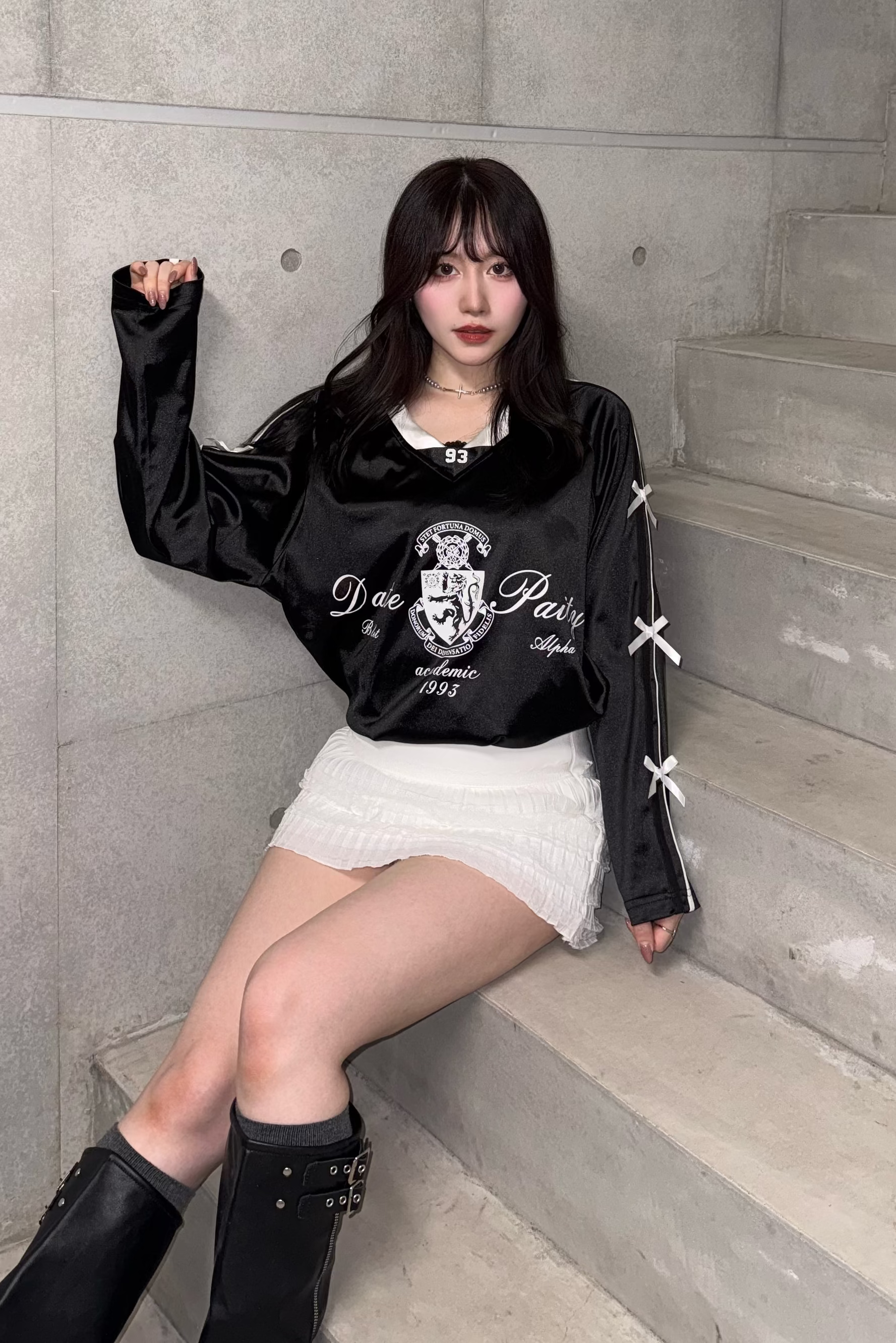 フロントロゴリボンユニフォームTシャツ LAE20996