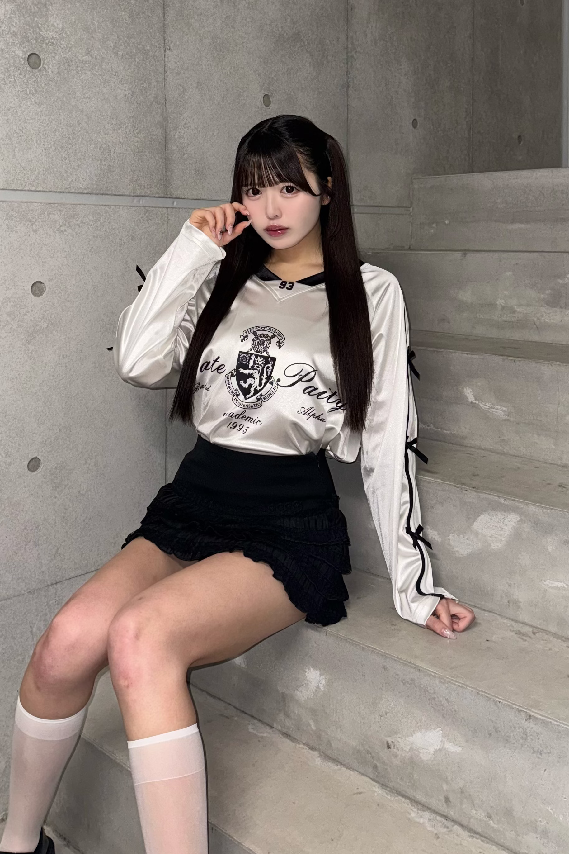 フロントロゴリボンユニフォームTシャツ LAE20996