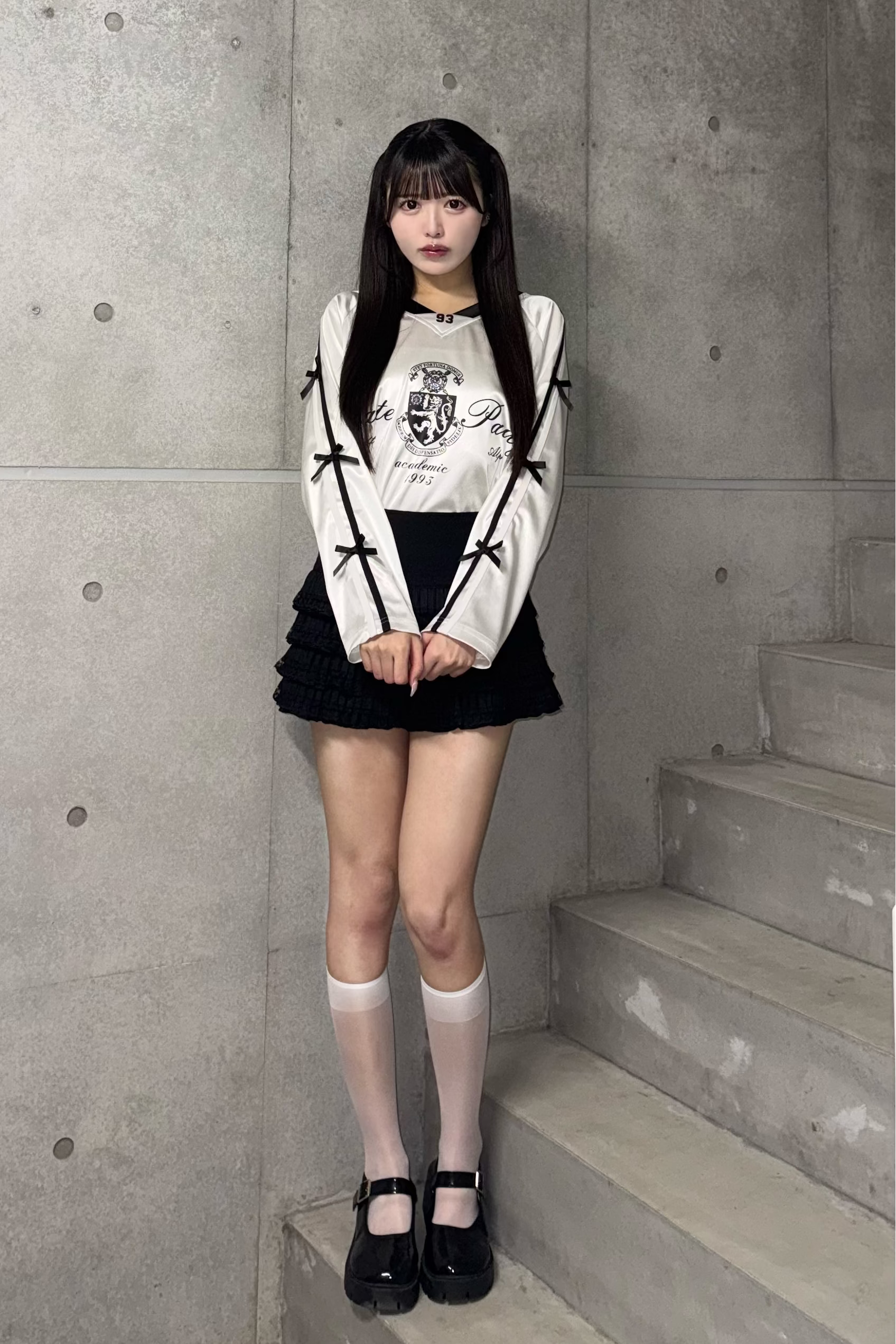 フロントロゴリボンユニフォームTシャツ LAE20996