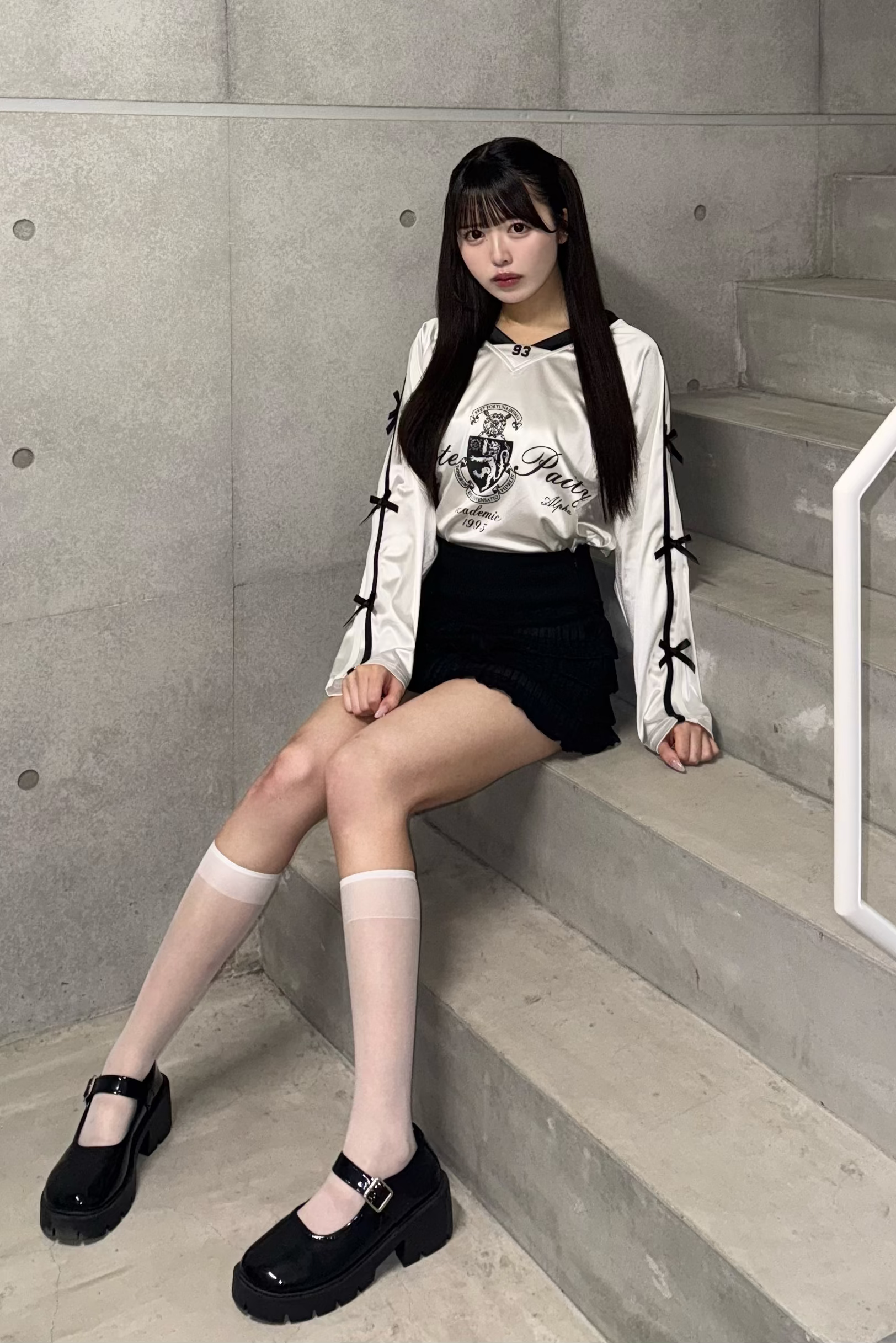 フロントロゴリボンユニフォームTシャツ LAE20996