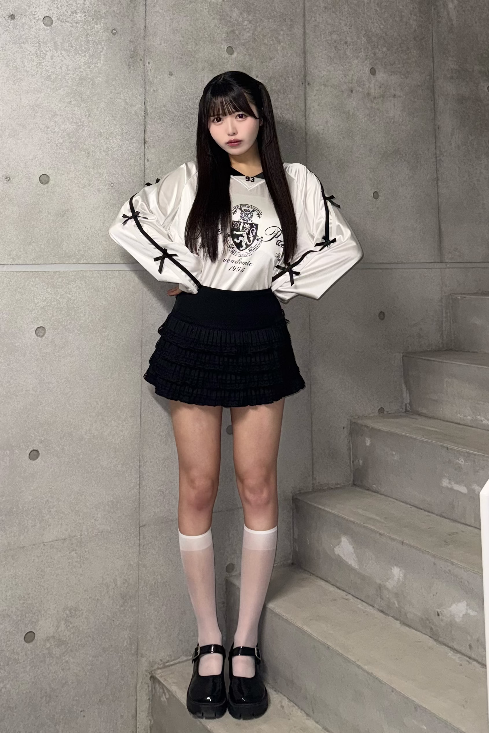 フロントロゴリボンユニフォームTシャツ LAE20996