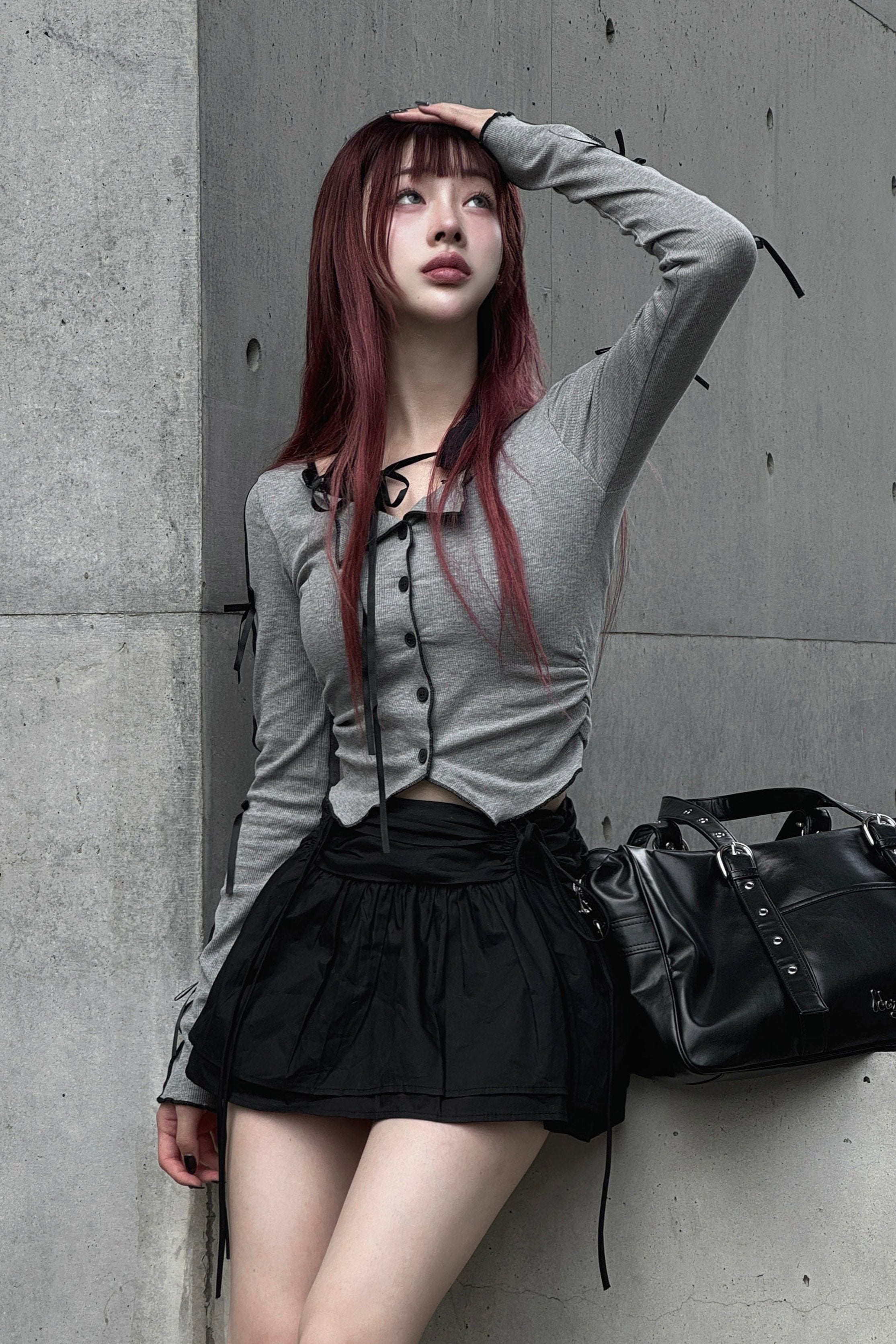 アームリボンカーディガン LAE20596