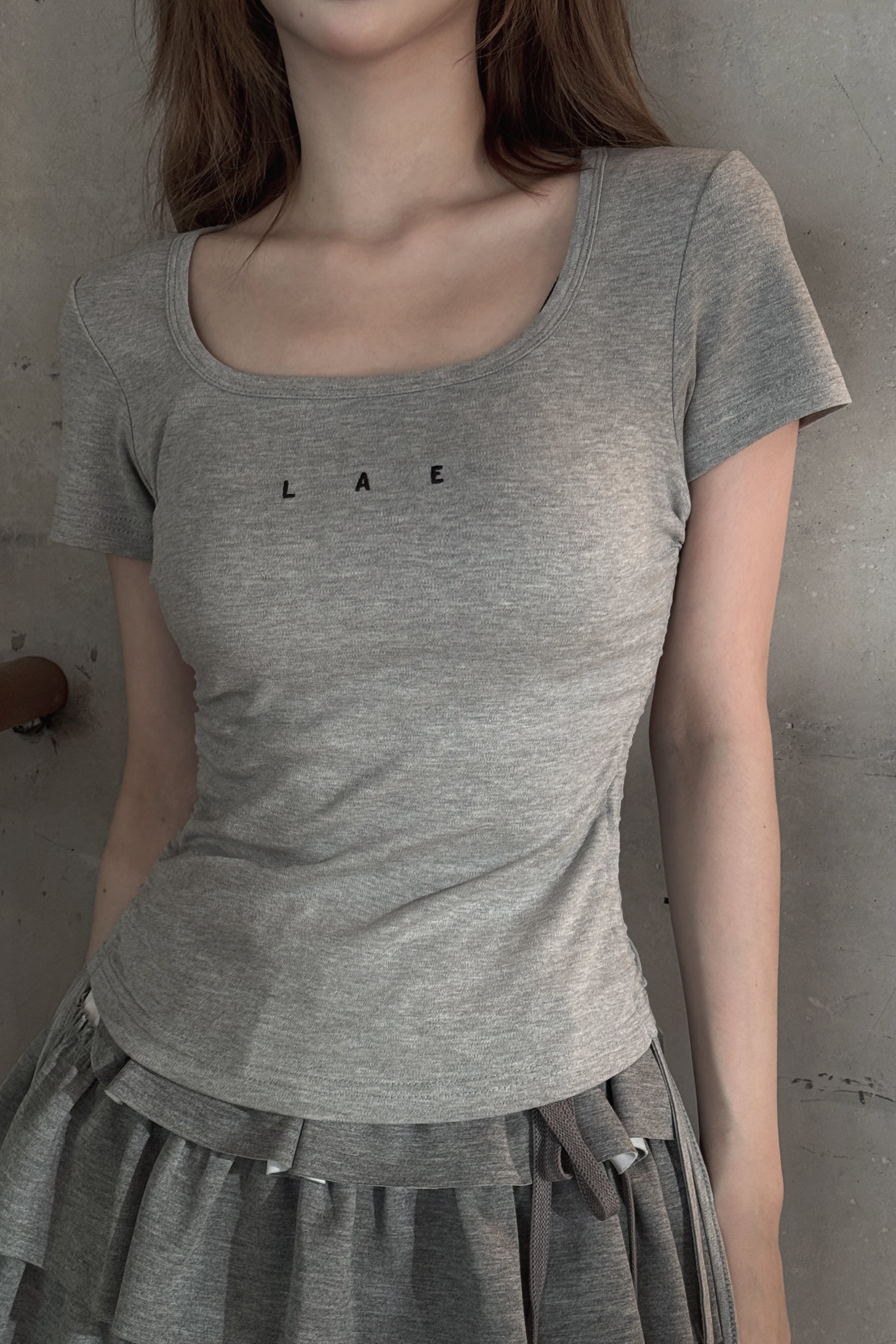 サイドシャーリングトップス LAE20961