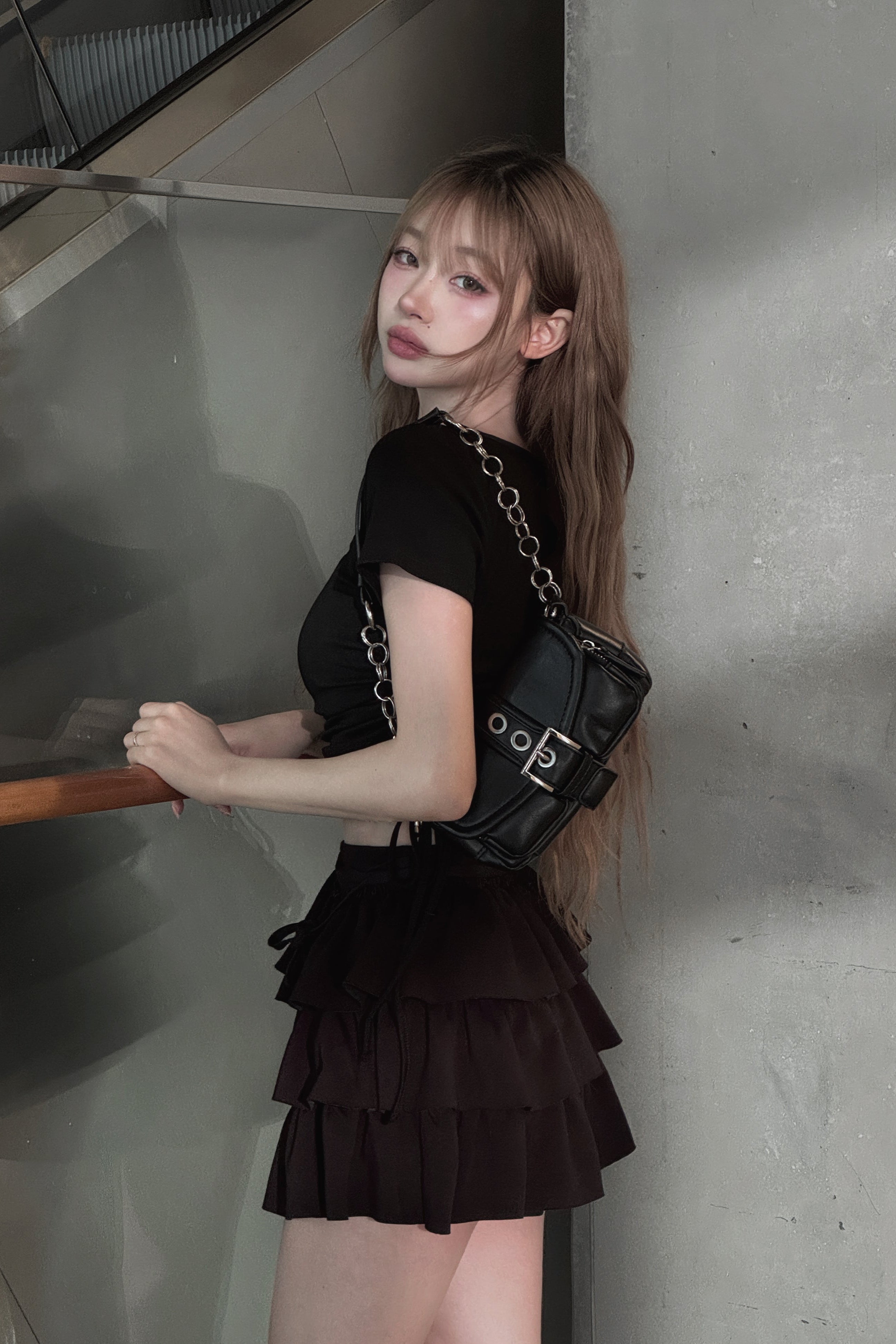 サイドシャーリングトップス LAE20961