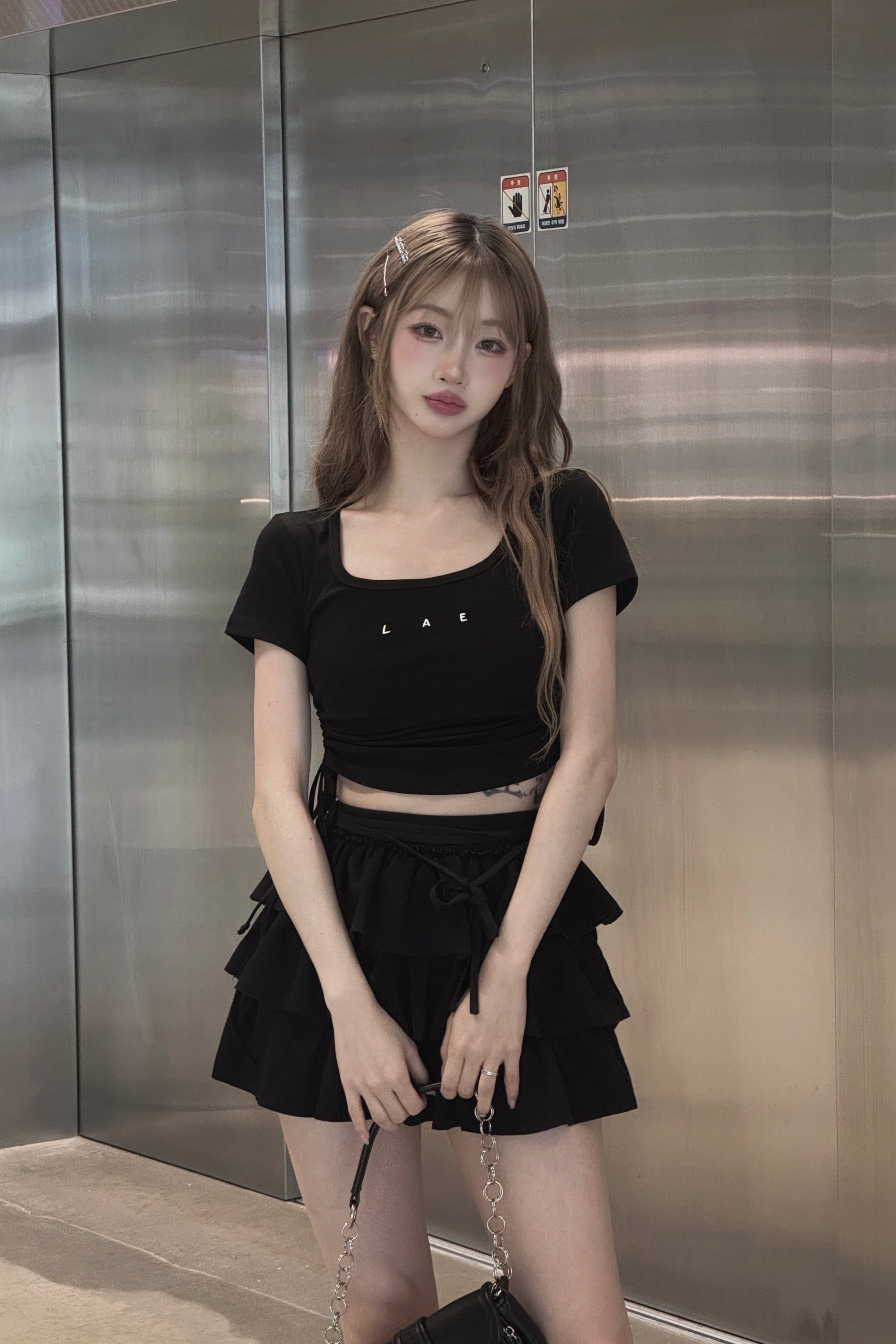 サイドシャーリングトップス LAE20961