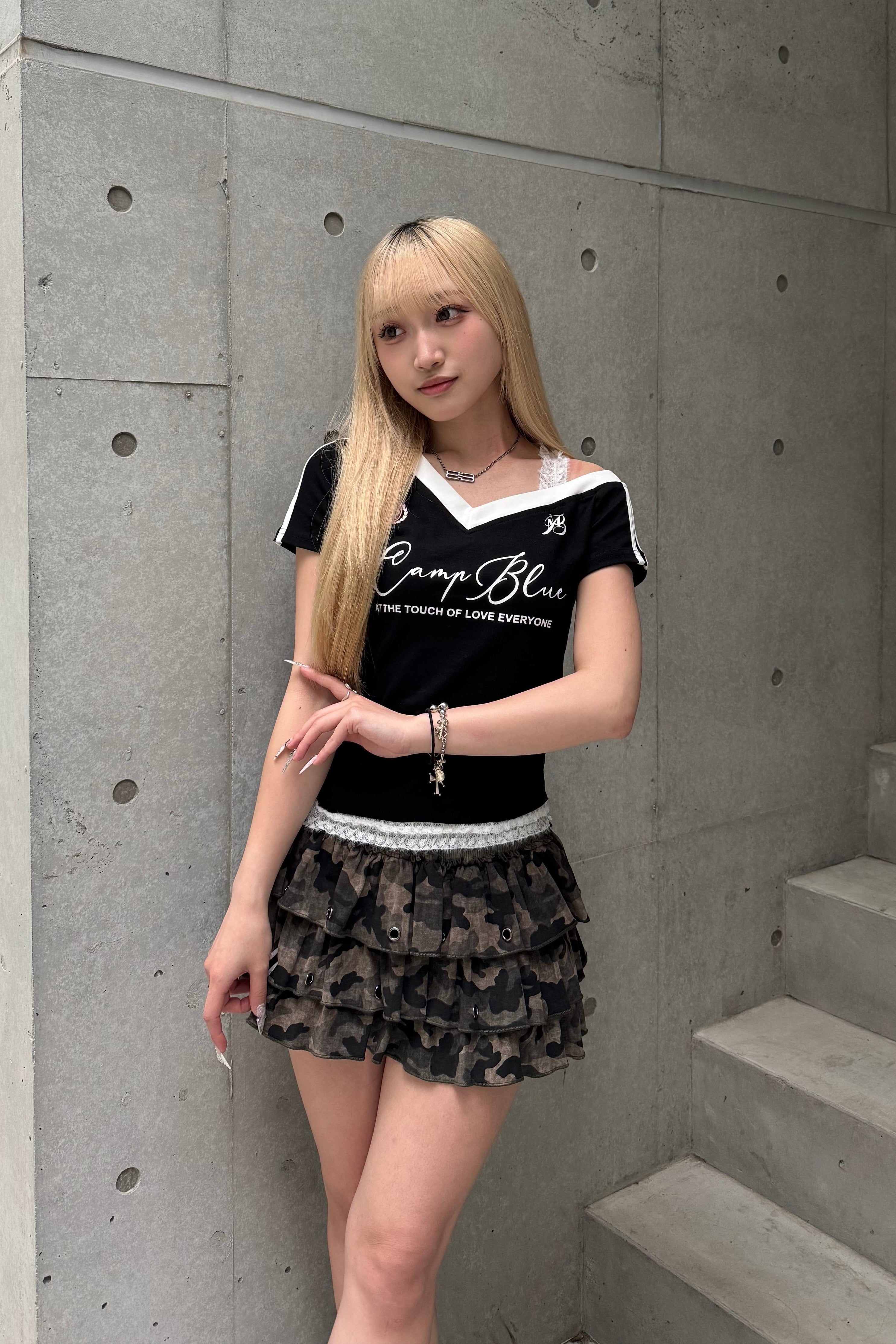 ワンショルダーユニフォームTシャツ LAE20826