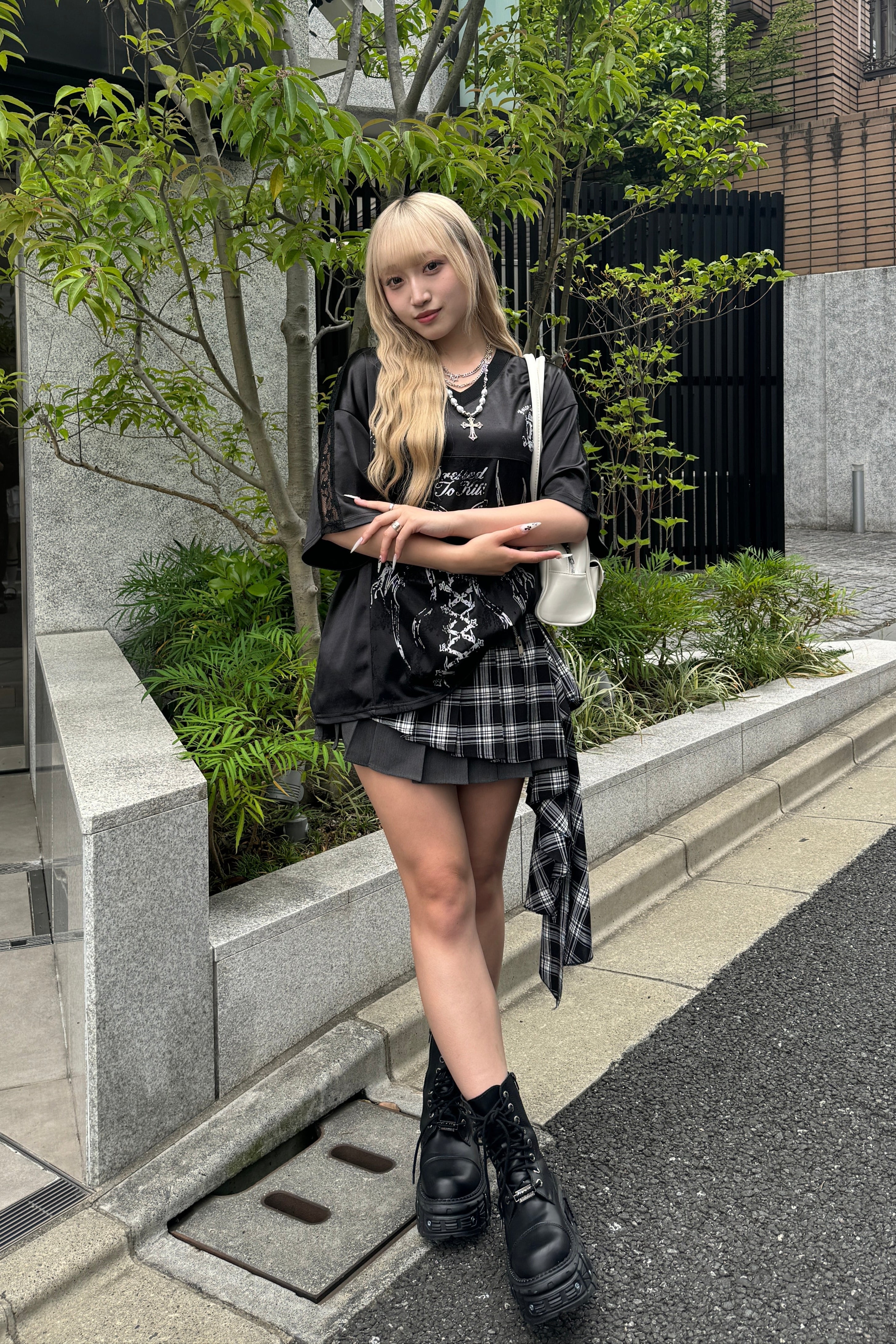 レースリボンユニフォームTシャツ LAE20833