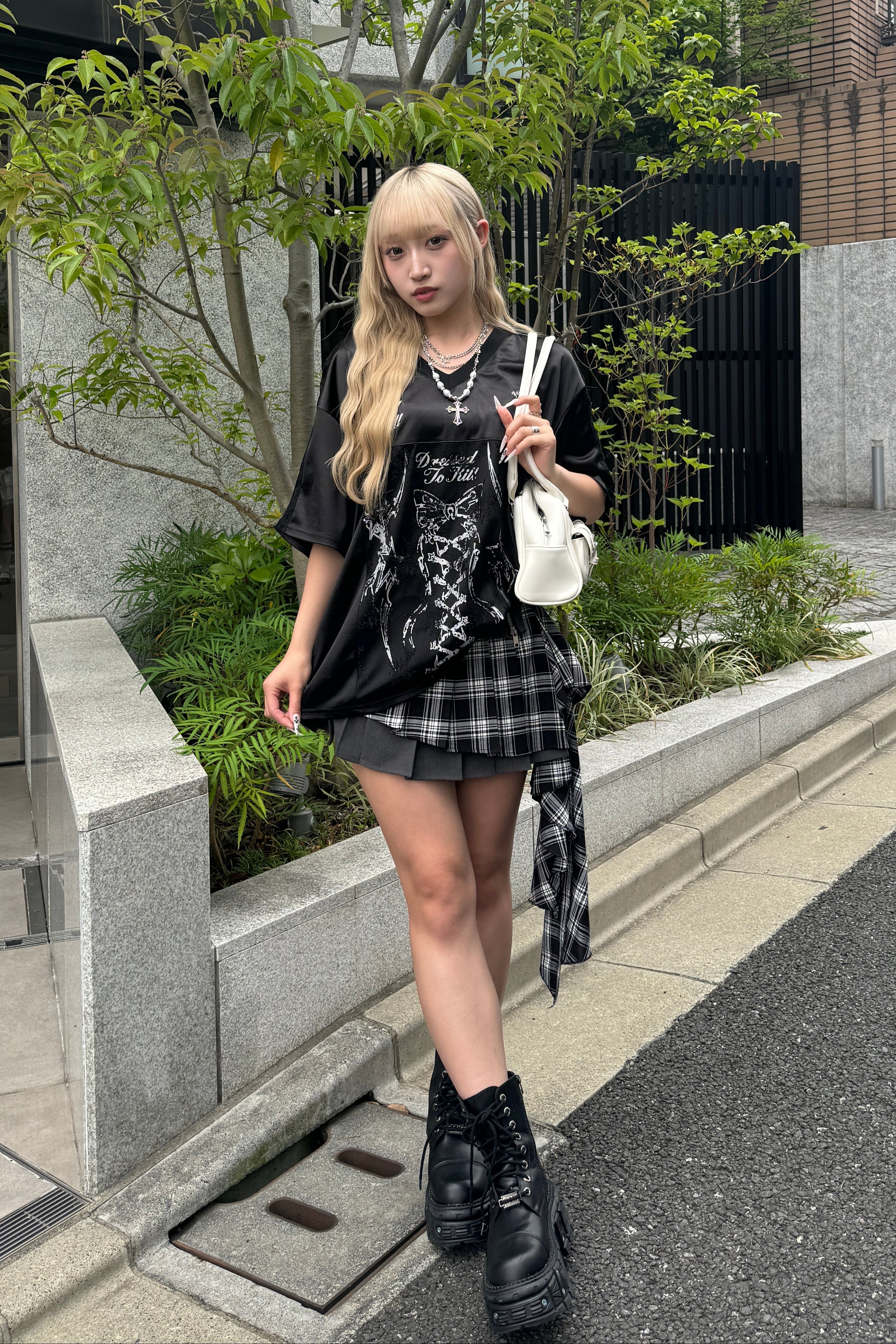 レースリボンユニフォームTシャツ LAE20833