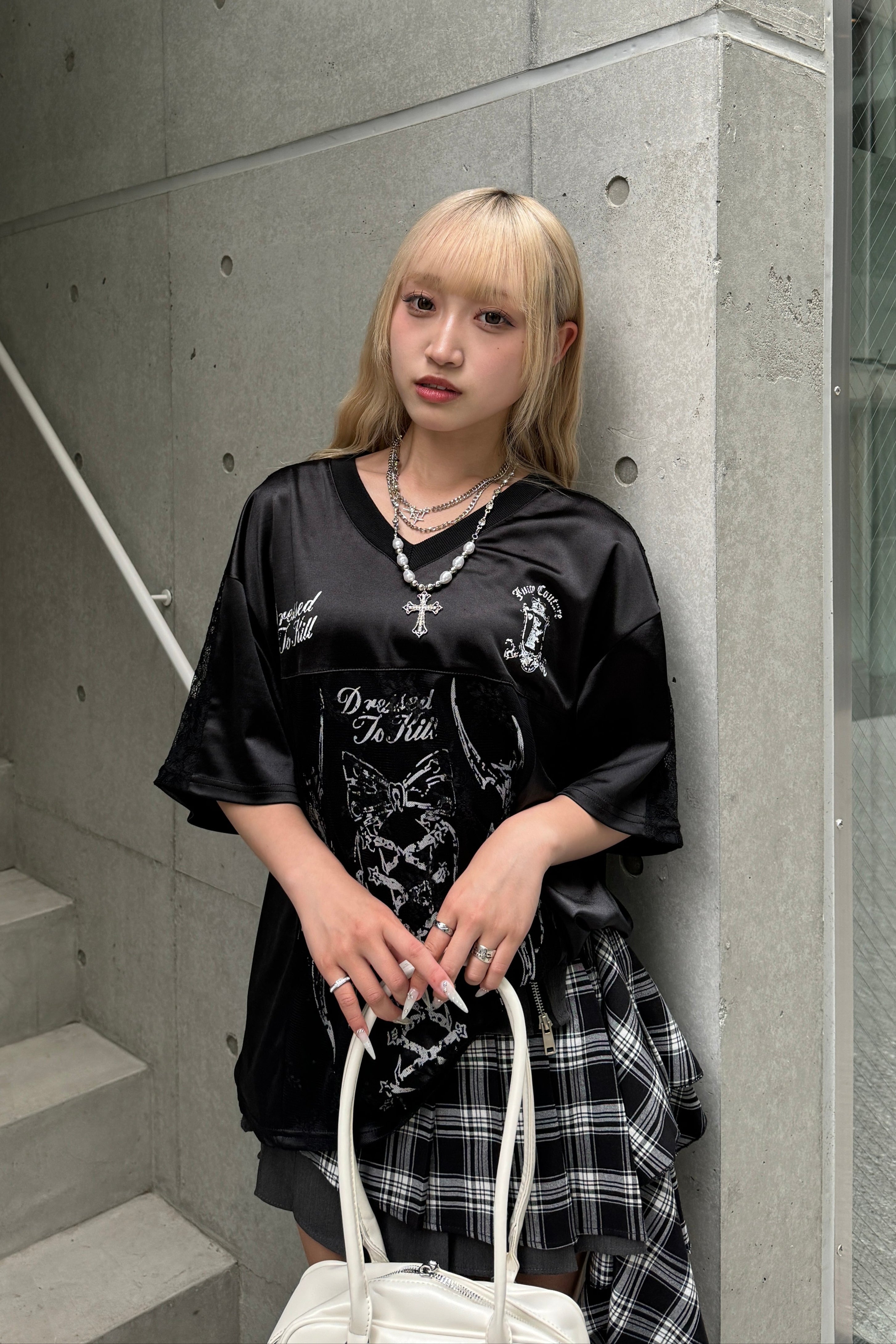 レースリボンユニフォームTシャツ LAE20833
