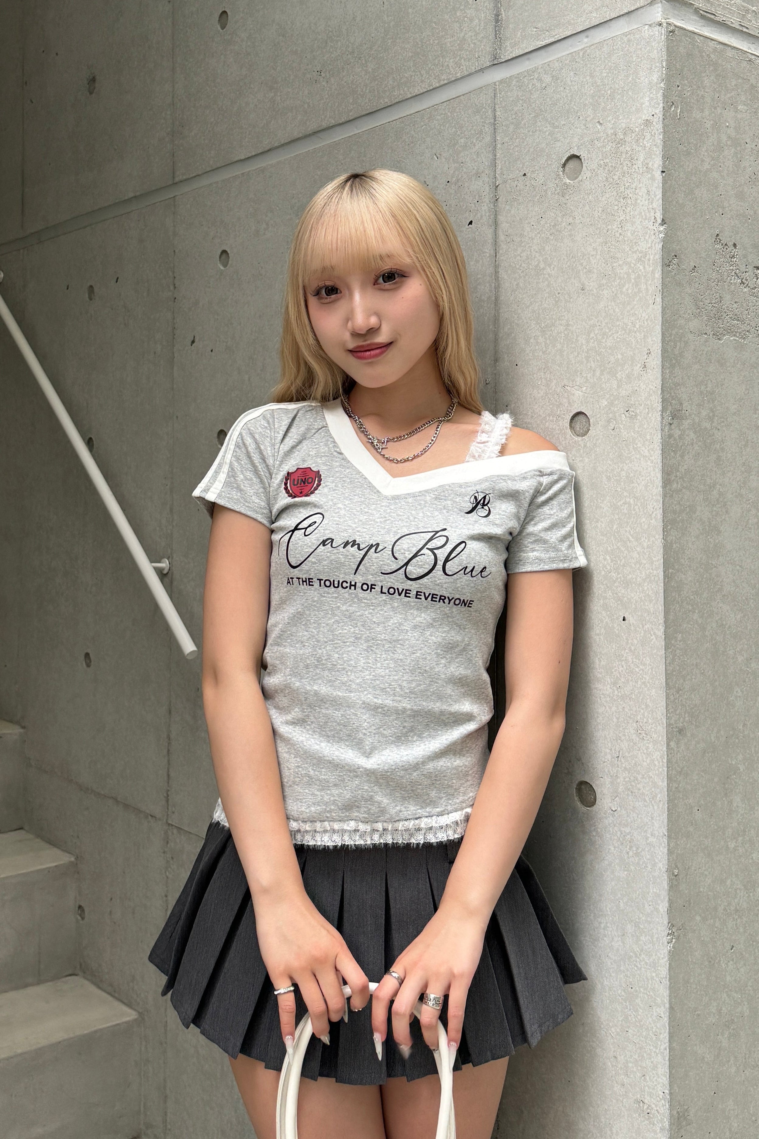 ワンショルダーユニフォームTシャツ LAE20826