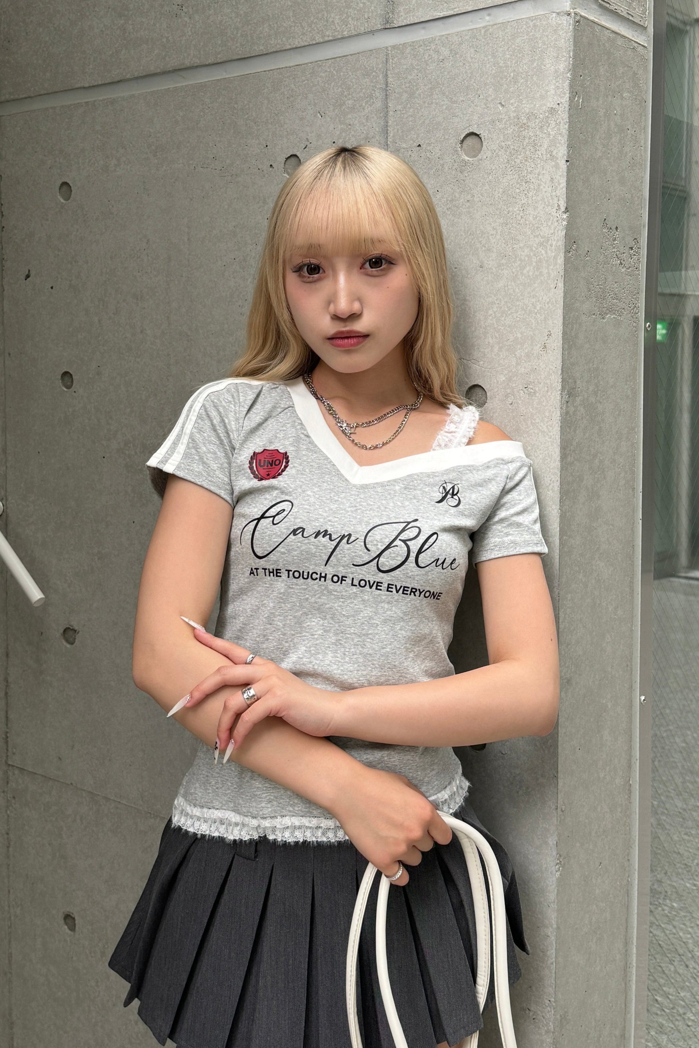 ワンショルダーユニフォームTシャツ LAE20826