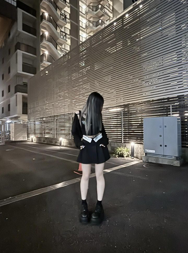 折り返しサイドポケットプリーツスカート LAE17743