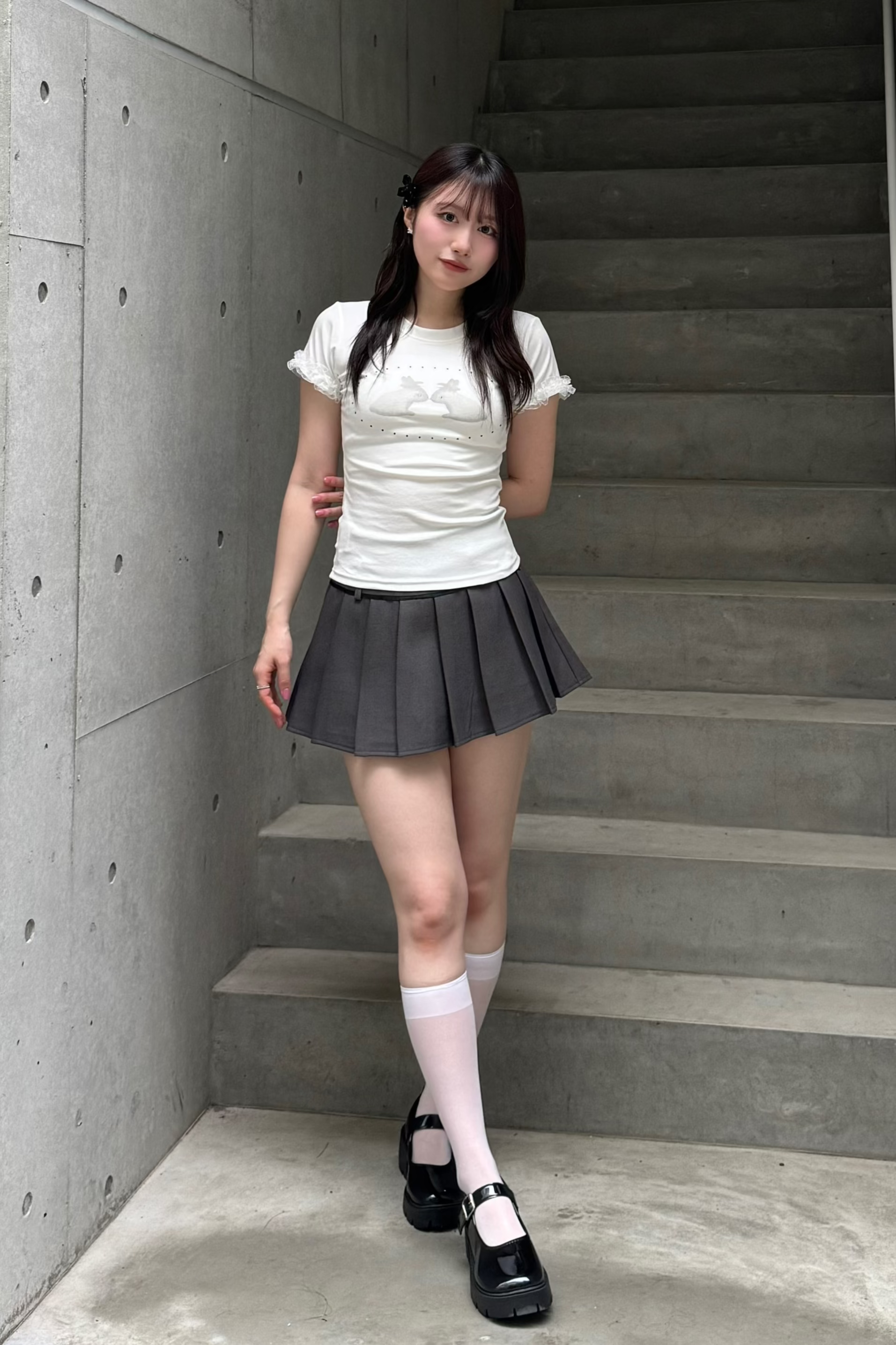 ラビットフリルTシャツ LAE20849