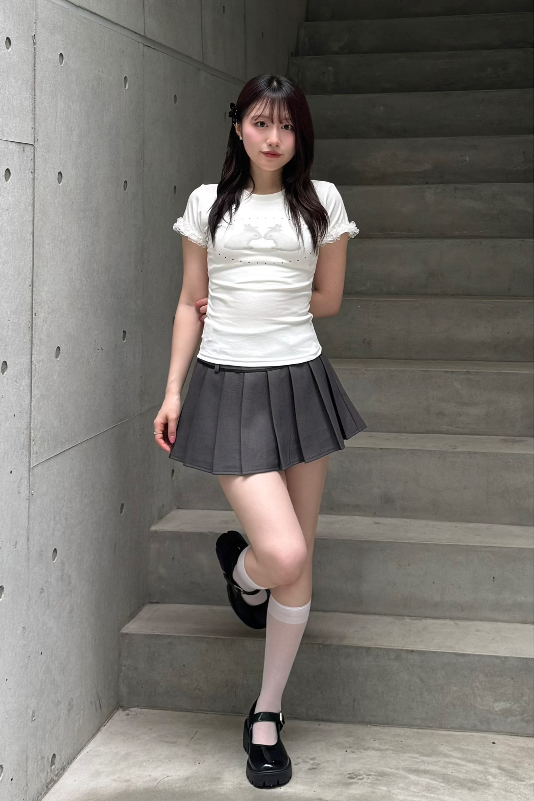 ラビットフリルTシャツ LAE20849