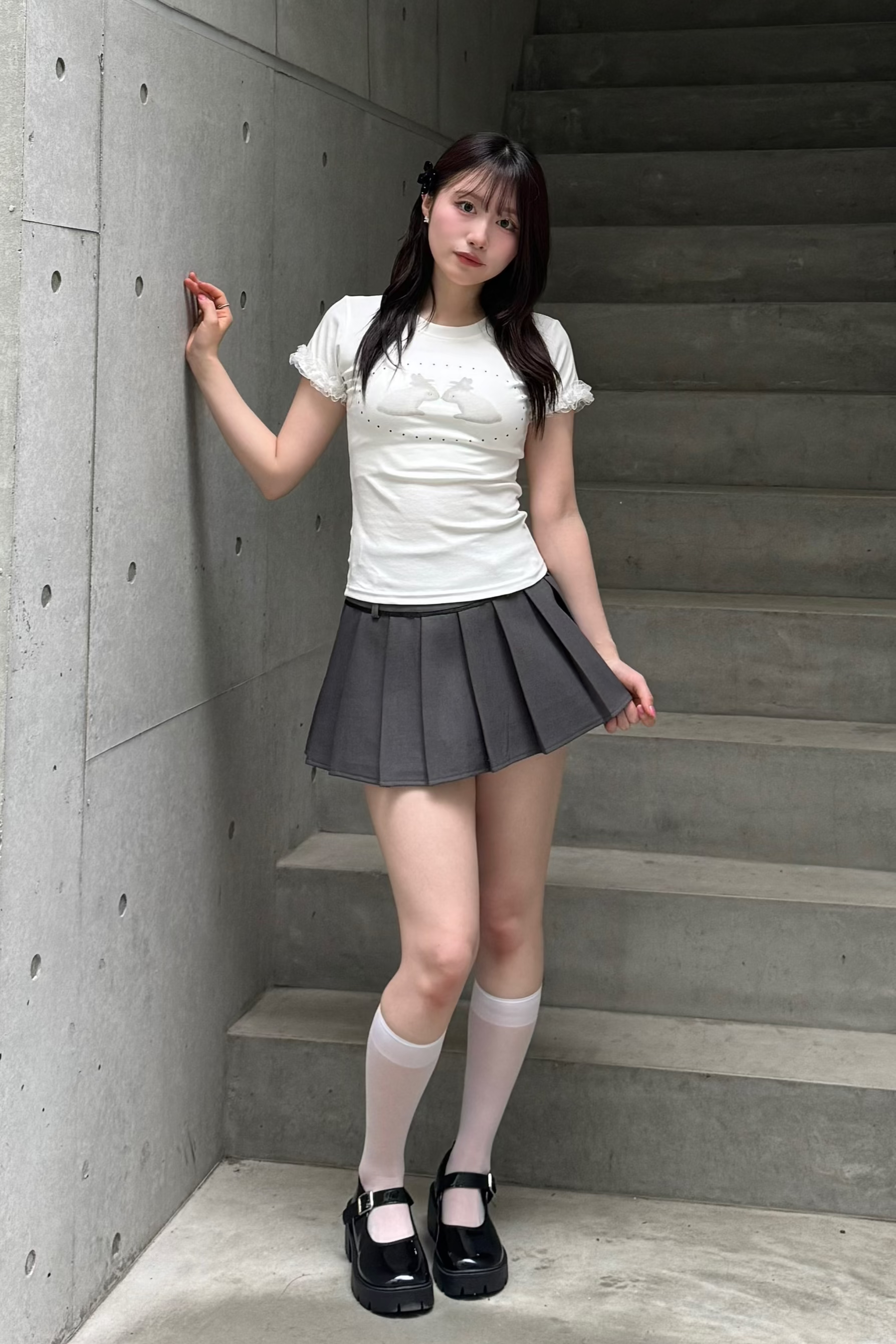 ラビットフリルTシャツ LAE20849